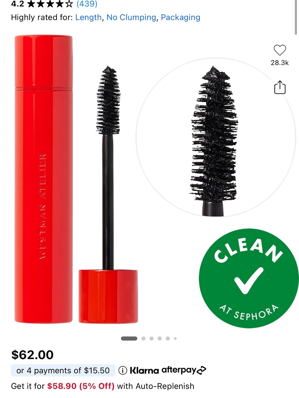 Westman Atelier Eye want you Mascara in black